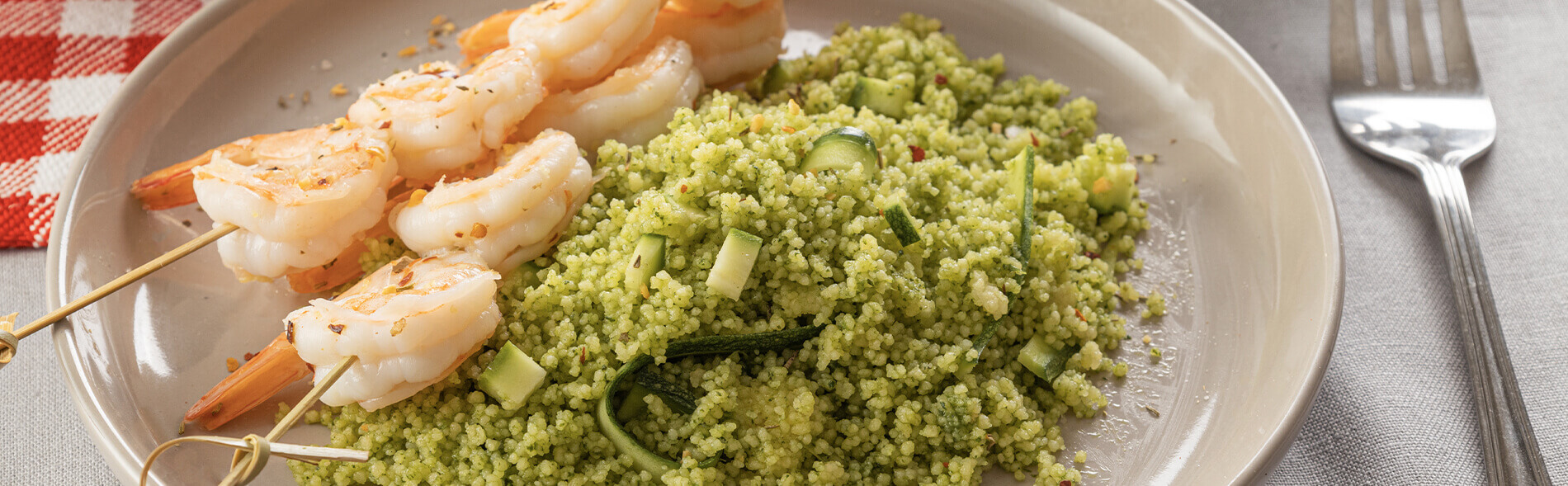 receta de cuscus con camarones