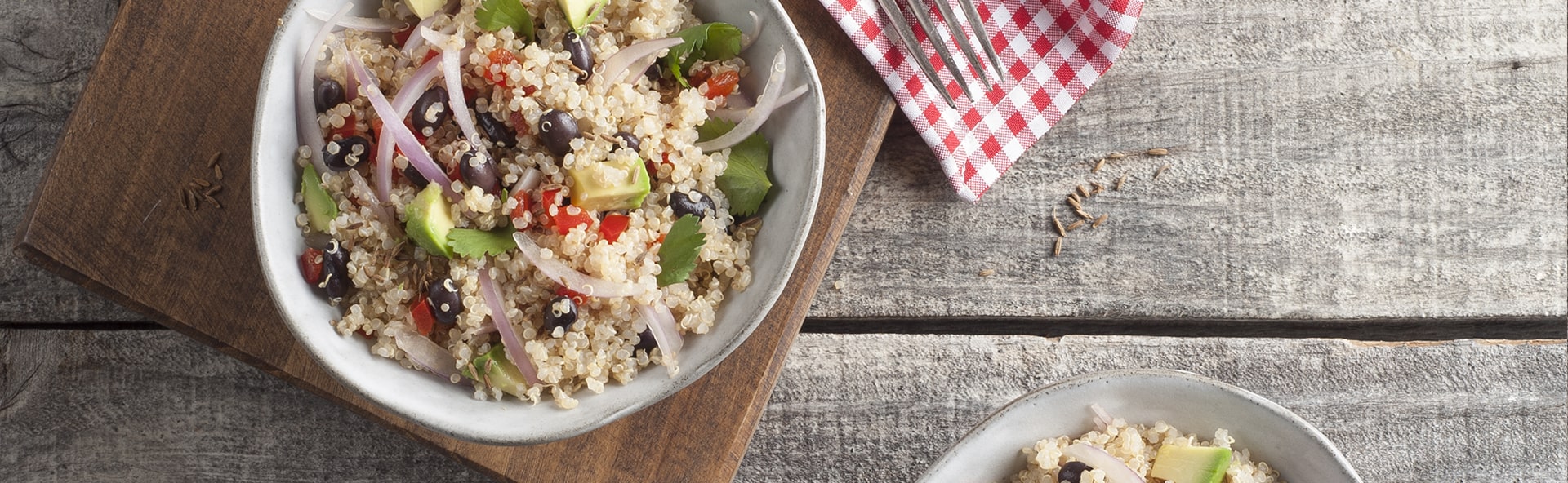 quinoa con verduras