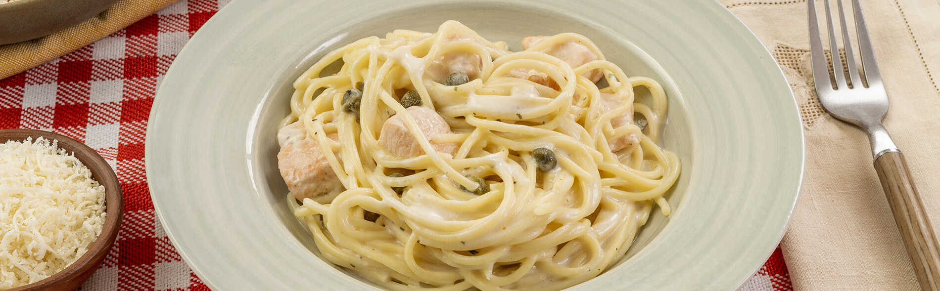 Spaghetti con salmon y crema | Carozzi me encanta