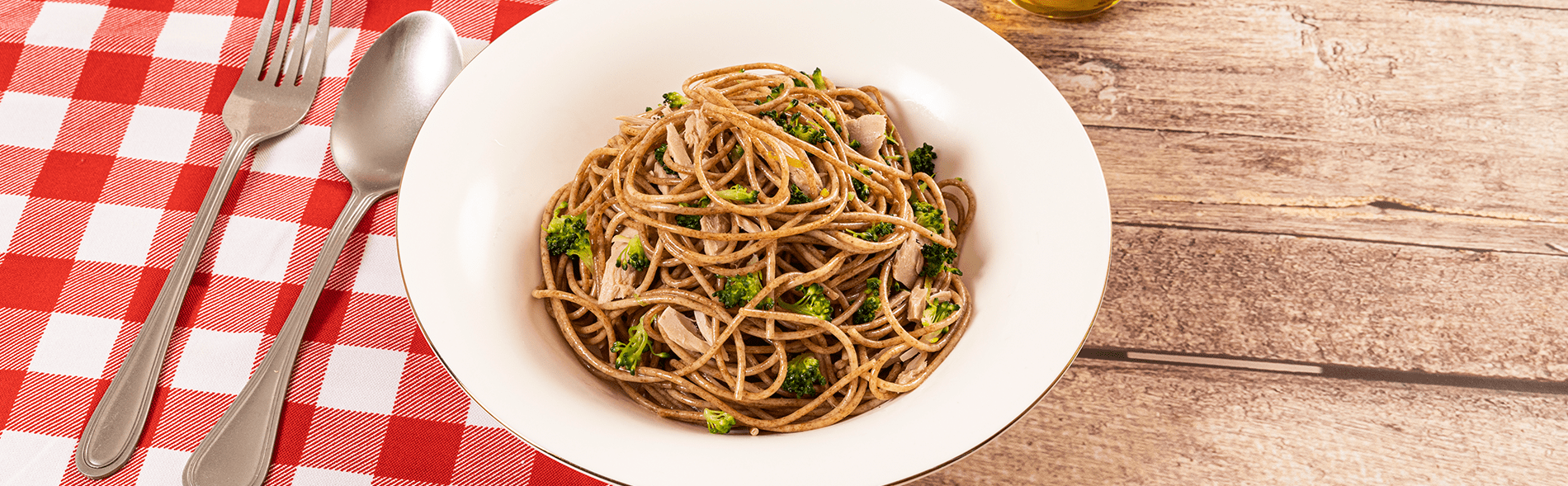 receta spaghetti integral con atun