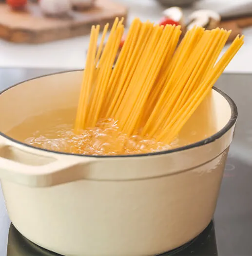 cocer pastas al final de la receta par que queda bien