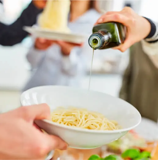 no usar aceite en tus pastas para una comida saludable