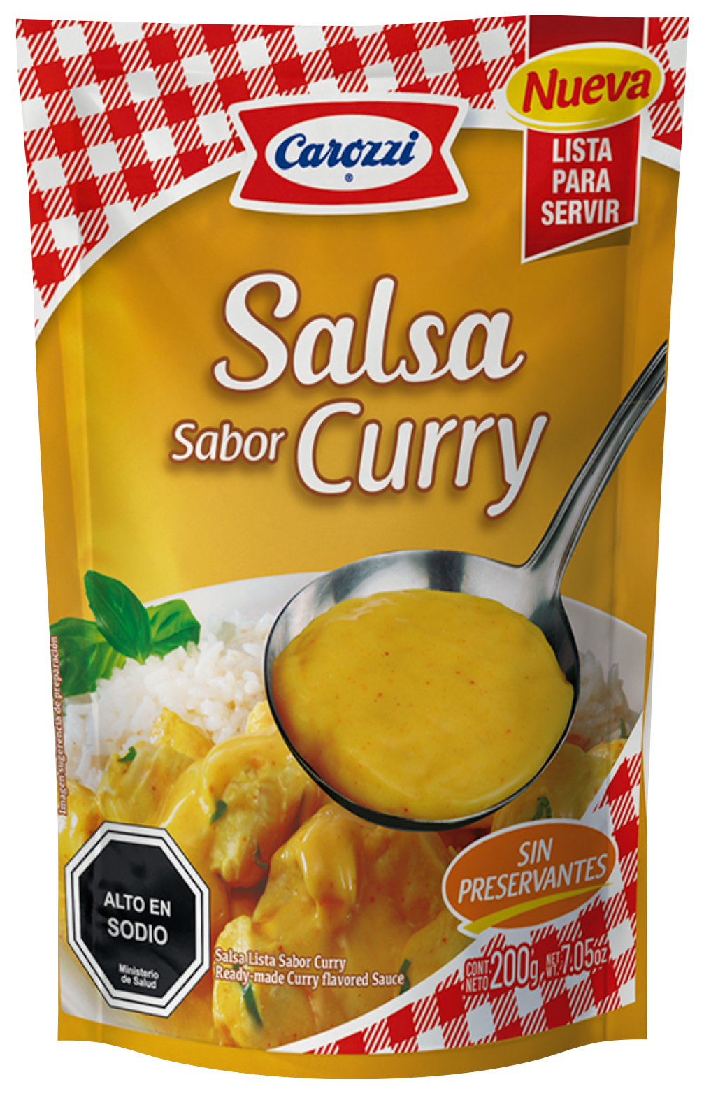salsa curry Carozzi