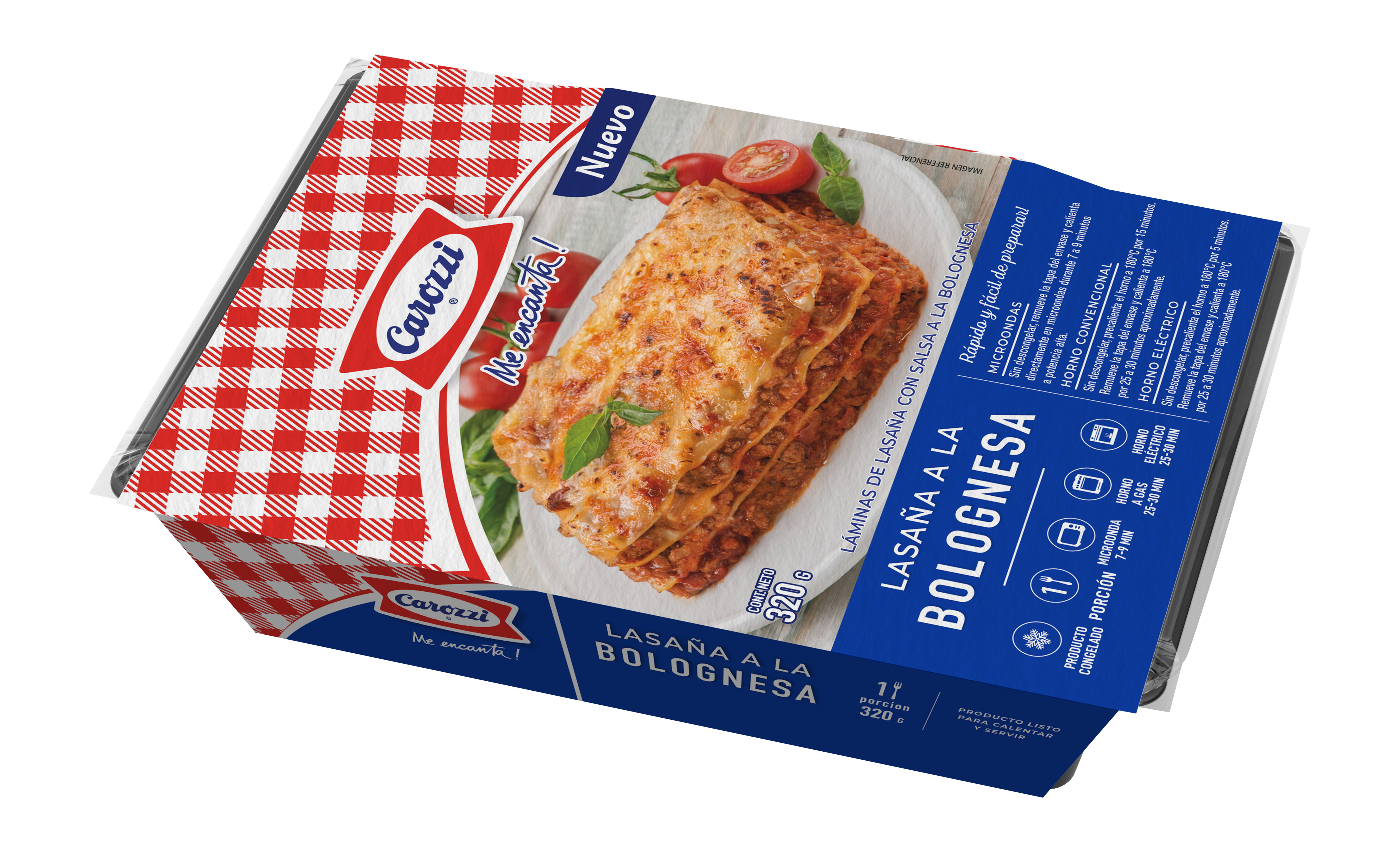 Lasaña Boloñesa Carozzi