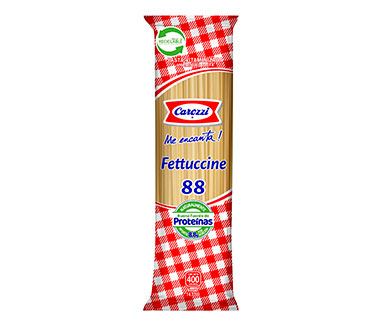 paquete fettucine número 88 marca carozzi