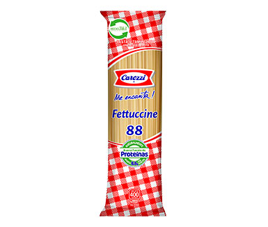 paquete fettucine número 88 marca carozzi