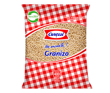 paquete de granizo de la marca carozzi