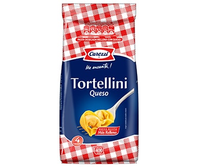 pasta tortellini sabor queso de la marca carozzi