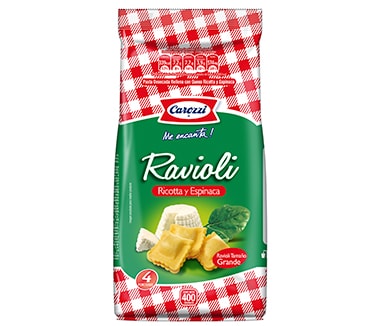 ravioli ricotta espinaca marca carozzi