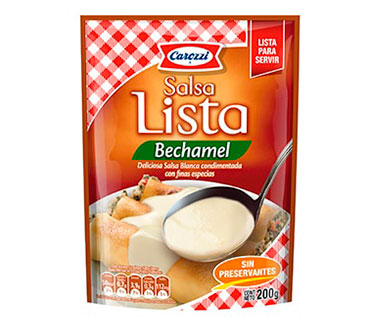 salsa lista bechamel carozzi