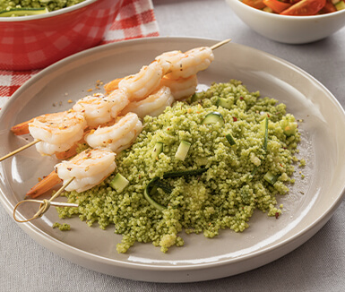 receta de cuscus con camarones