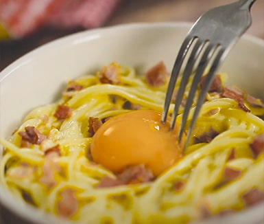 receta tallarines carbonara