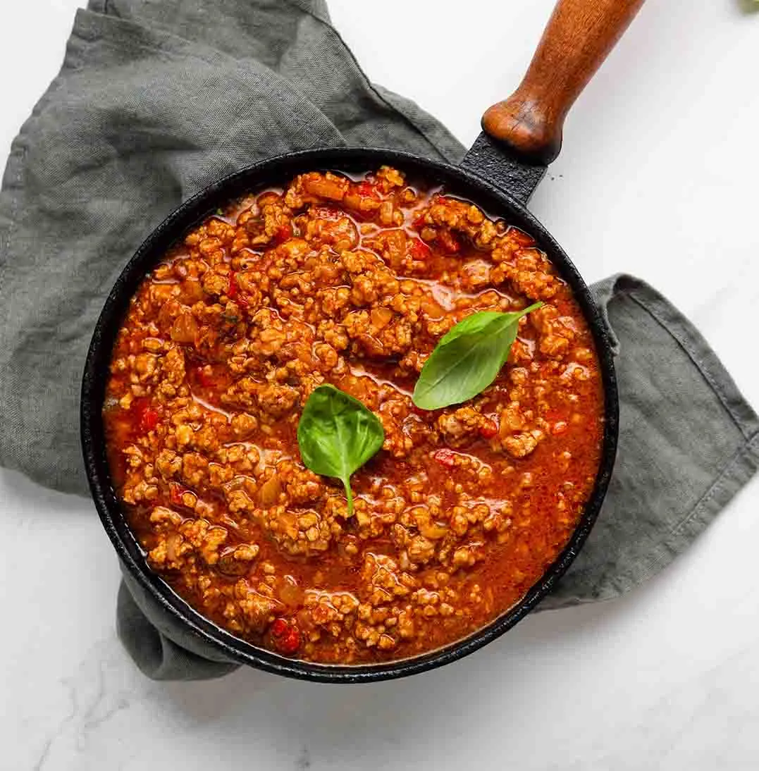 sarten con salsa toscana